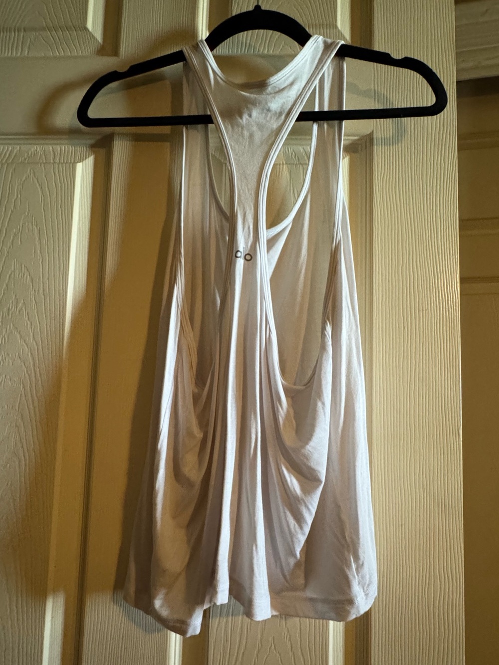 ALO Yoga White Racerback Tank Top - Picture 4 of 6